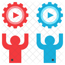 256x256 Role Icon Of Flat Style