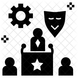 256x256 Role Icon Of Glyph Style