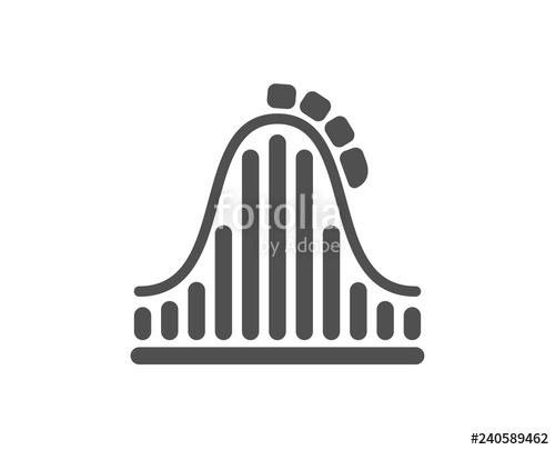 500x405 Roller Coaster Icon Amusement Park Sign Carousels Symbol