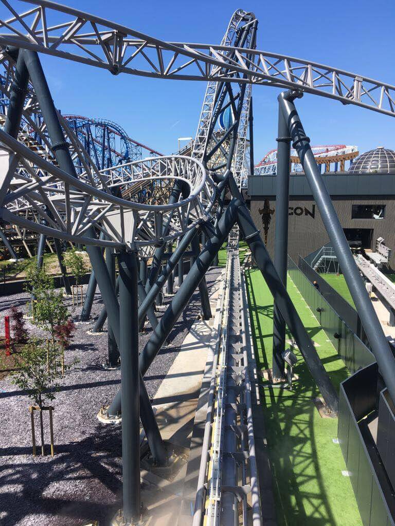 768x1024 Blackpool Pleasure Beach's Icon Rollercoaster Open Mack Rides