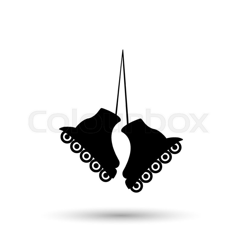 800x800 The Roller Skate Icon Skates Symbol Stock Vector Colourbox