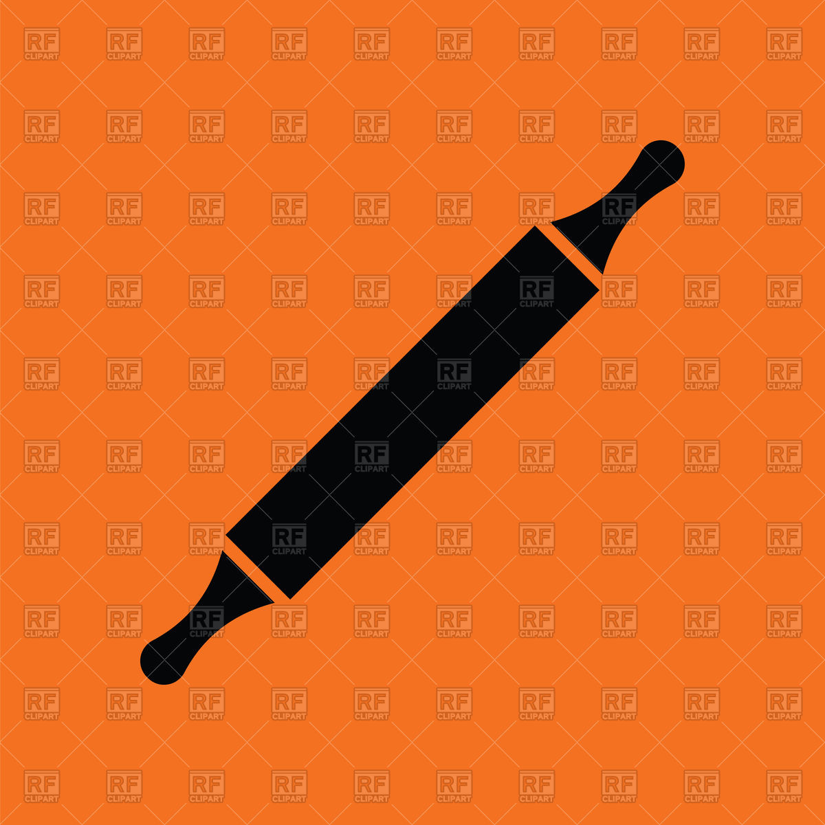 1200x1200 Bakery Pin Roll Icon Vector Image Of Signs, Symbols, Maps Angelp