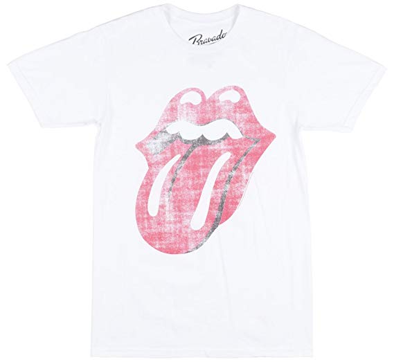 569x523 Bravado Adult The Rolling Stones Distressed Icon White
