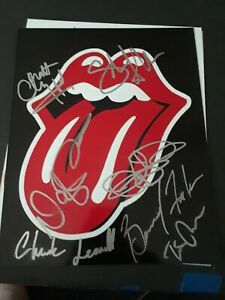 225x300 The Rolling Stones Icons Music Legends Signed Photo