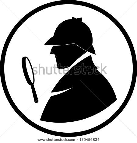 450x470 Detective Sherlock Holmes Vector Profile Icon