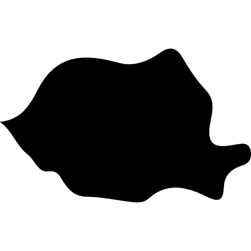 512x512 Romania Country Map Black Shape Icons Free Download