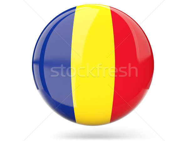 600x450 Round Icon With Flag Of Romania Stock Photo Mikhail Mishchenko