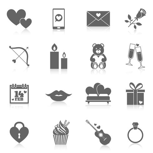 490x490 Romantic Icon Set