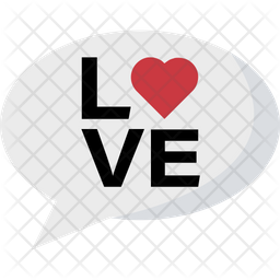 256x256 Romantic Icon Of Flat Style