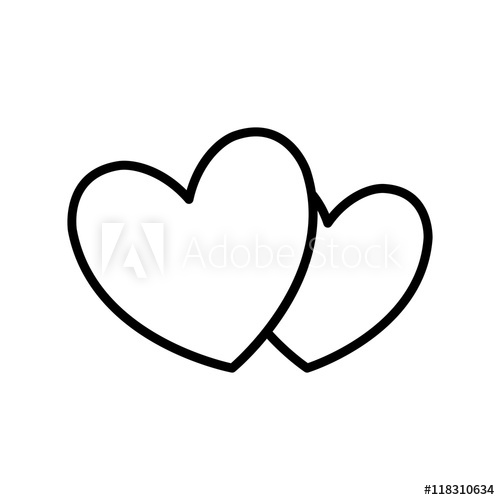 500x500 Heart Shape Love Romantic Icon Isolated And Flat Illustration
