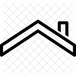 256x256 Roof Icon Of Line Style