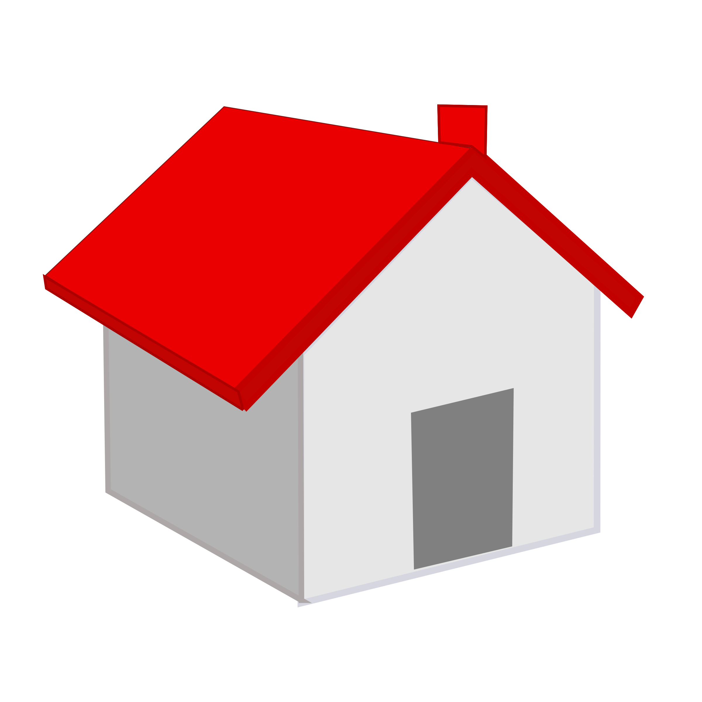 2400x2400 Red Roof Home Icon Transparent Png