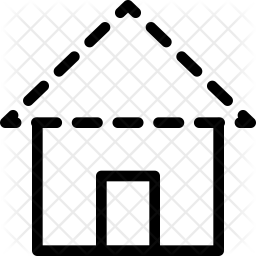 256x256 Roof Icon Of Line Style