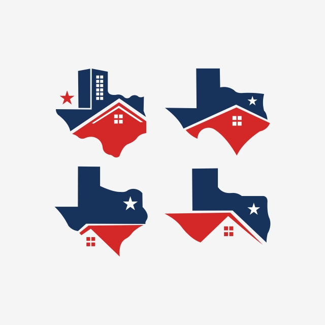 640x640 Texas Home Logo House And Roof Icon Texas Building Symbol Map