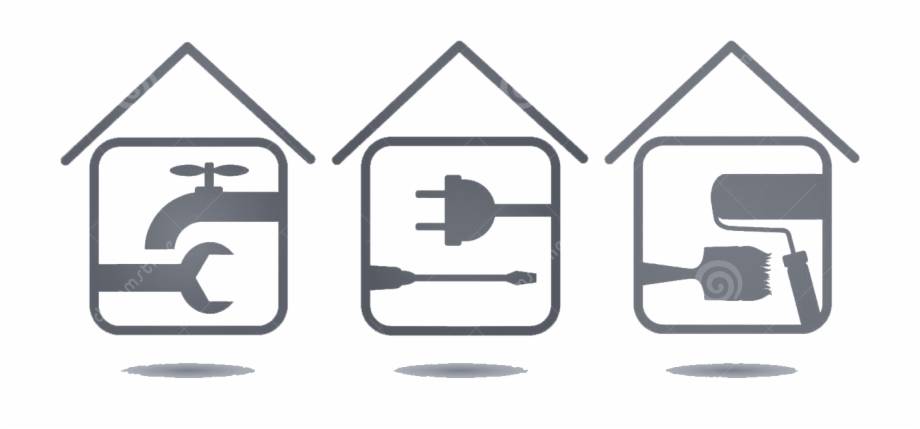 920x429 Home Roof Repair Including Home Repair Icon