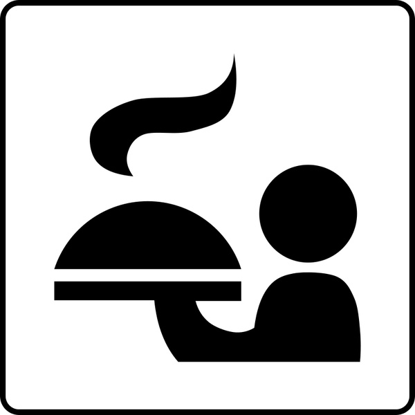 600x600 Hotel Icon Has Room Service Free Vector In Open Office Drawing