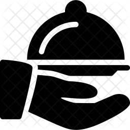 256x256 Room Service Icon Of Glyph Style