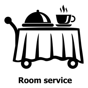 300x300 Room Service Icon Simple Illustration Of Room Service Vector Icon