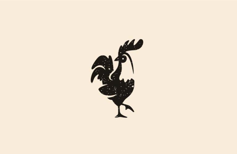 768x498 Rooster Icon Logo Design This Space Rooster Logo, Chicken Logo
