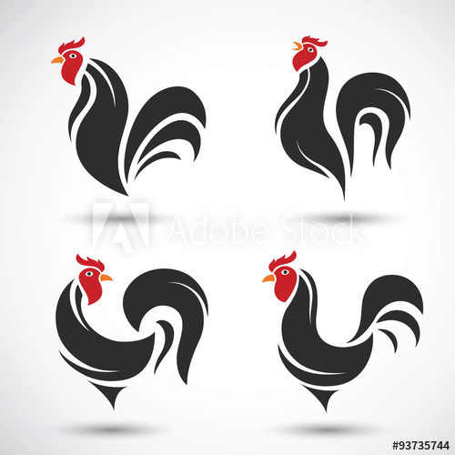 500x500 Rooster Symbol Icon