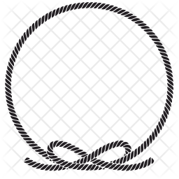 256x256 Rope Icon Of Glyph Style