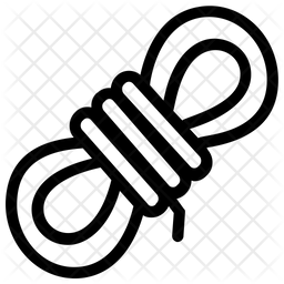 256x256 Rope Icon Of Line Style