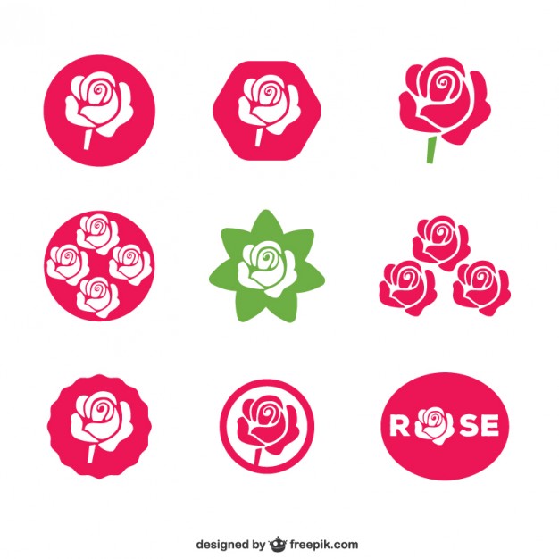 626x626 Rose Icons Vector Free Download