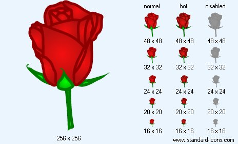 464x280 Rose Icon Standard Dating Icons