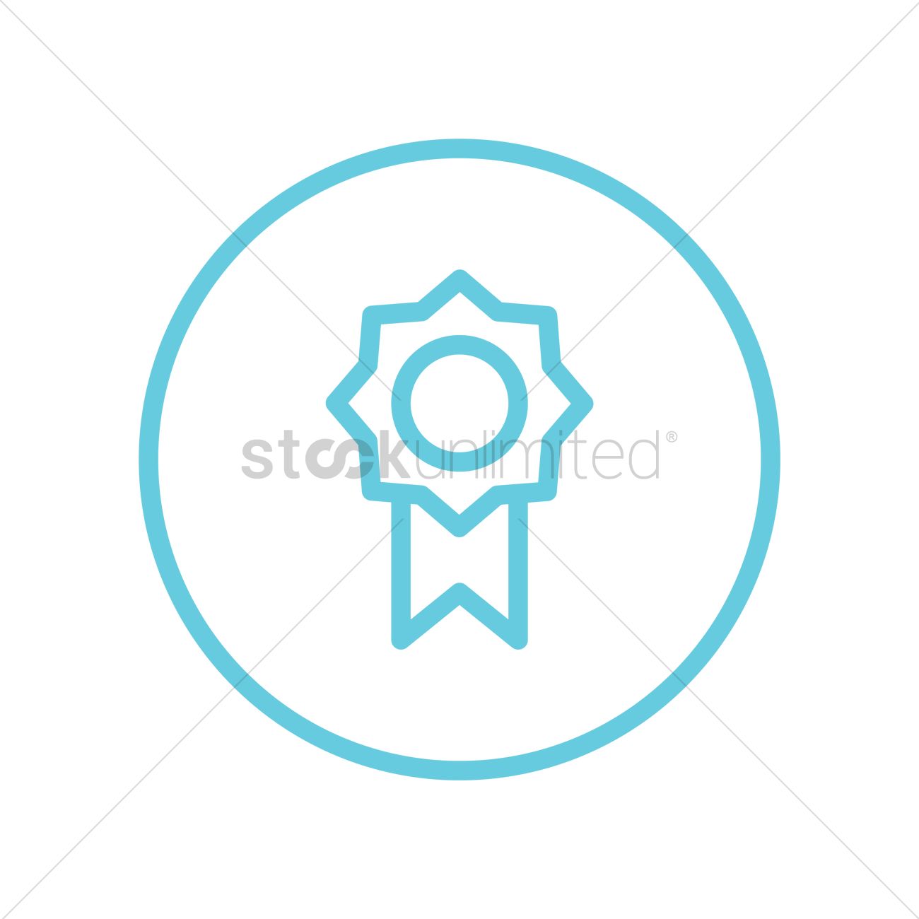 1300x1300 Rosette Icon Vector Image