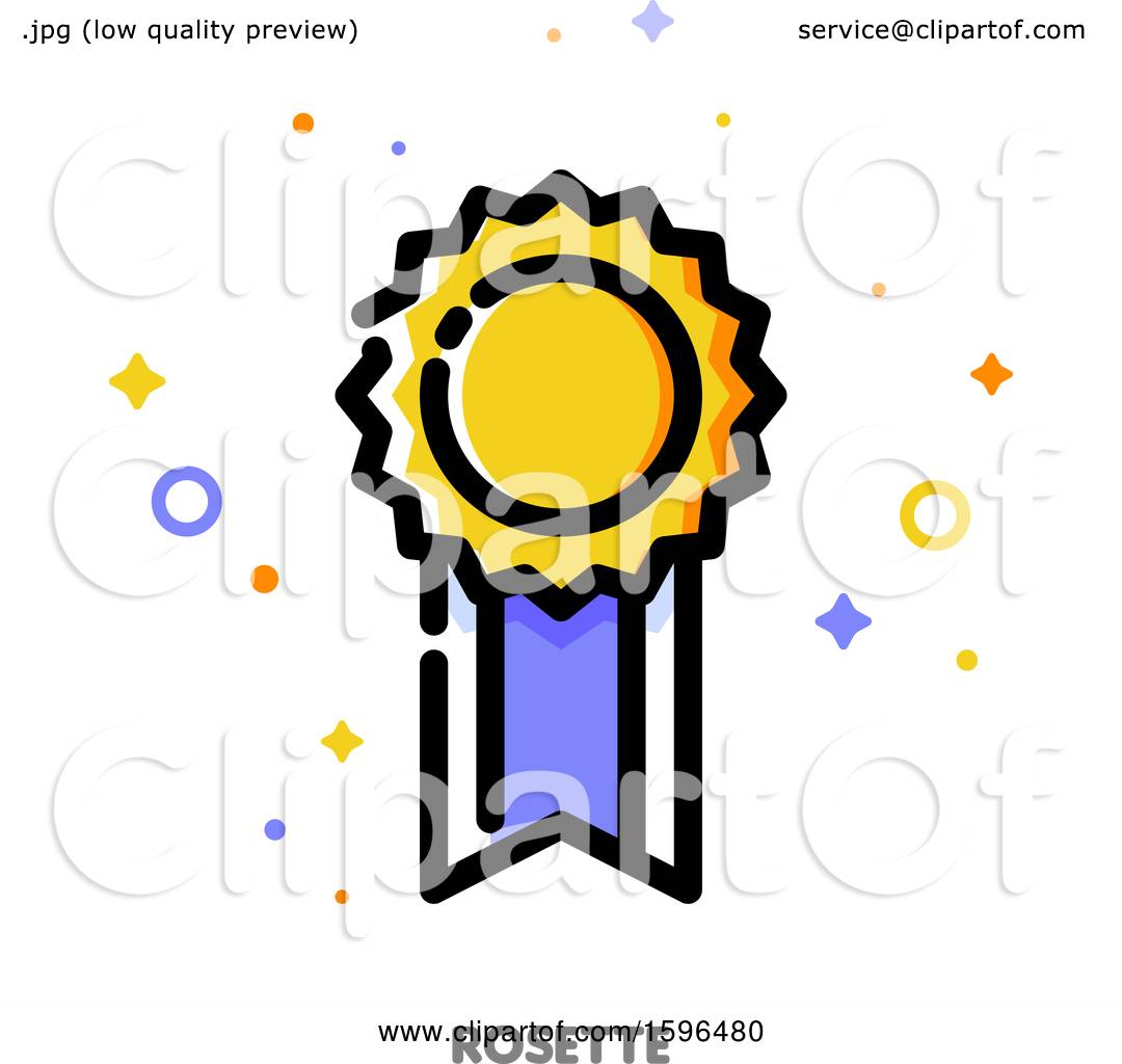 1080x1024 Clipart Of A Rosette Icon