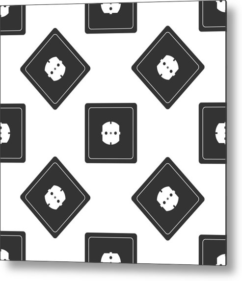 493x573 Electrical Outlet Icon Seamless Pattern On White Background Power