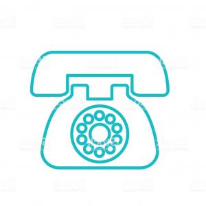 300x300 Old Phone Flat Vector Icon Isolated On A White Background Vintage