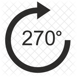 256x256 Rotate Icon Of Glyph Style