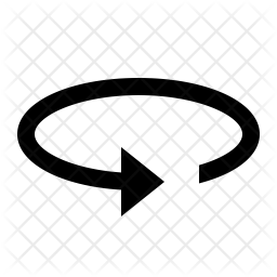 256x256 Rotate Icon Of Line Style