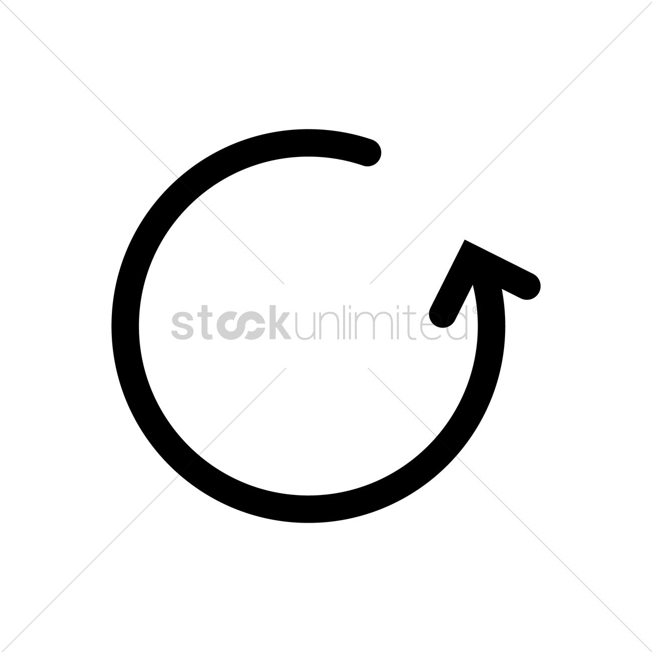 1300x1300 Rotate Icon Vector Image