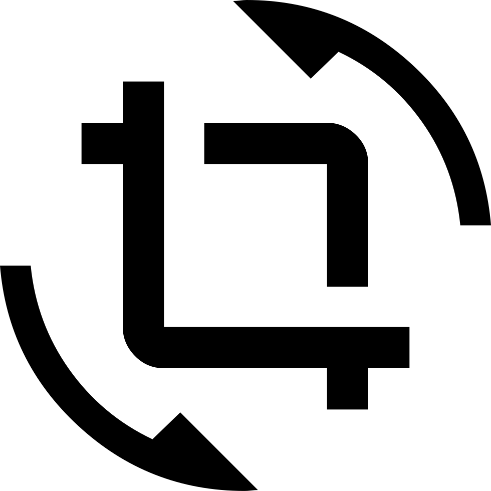 980x980 Crop Rotate Png Icon Free Download