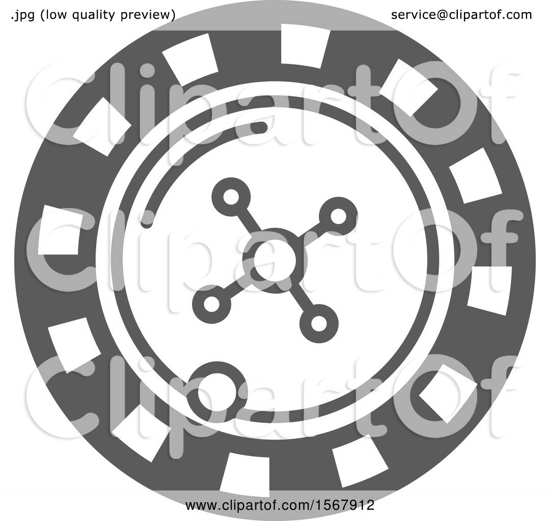 1080x1024 Clipart Of A Grayscale Casino Roulette Wheel Icon