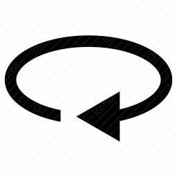 256x256 Clock Round Arrow Icon