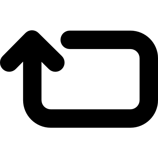 512x512 Rotating Clockwise Rectangular Rounded Arrow Icons Free Download