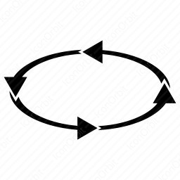 256x256 Rounded Arrow Icon