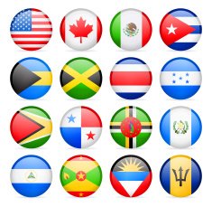 235x229 Round Flag Icon Collection