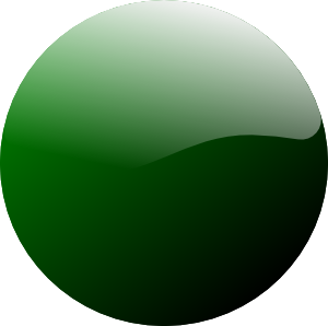 300x298 Green Round Icon Clip Art