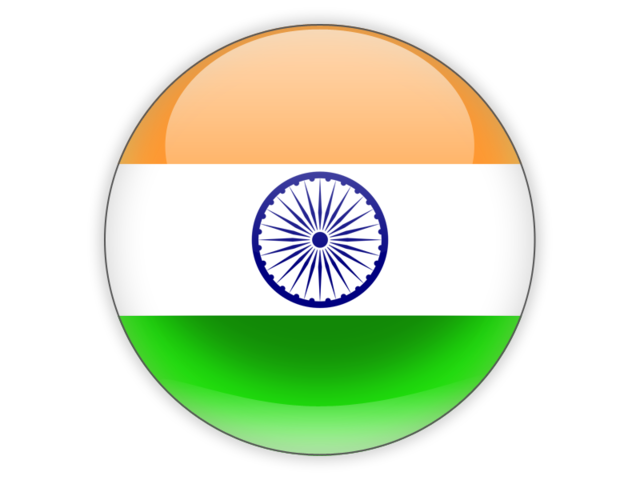 640x480 Round Icon Illustration Of Flag Of India