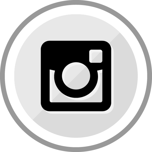 512x512 Free Instagram Sleek Silver Round Social Media Icon