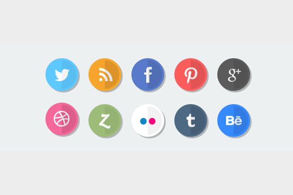 Round Social Icon at Vectorified.com | Collection of Round Social Icon ...