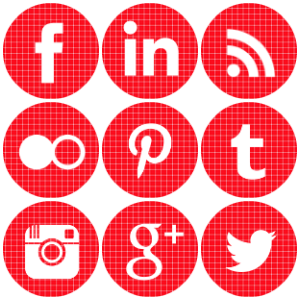 300x300 Free Round Red Check Social Media Icons