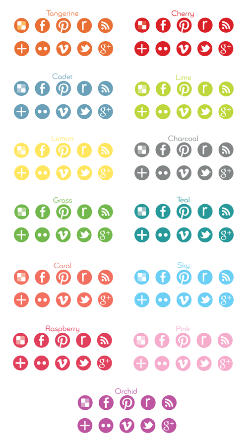 500x902 Heather B Design Colorful Round Social Media Icons