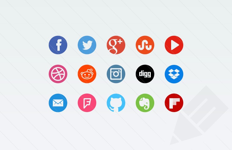 Round Social Icons 800x518 Round Social Icons