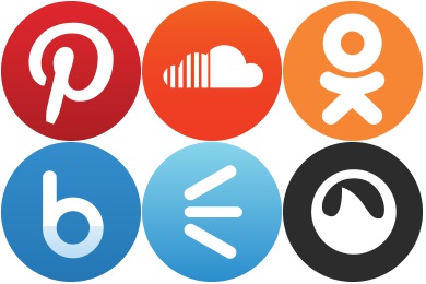 Social Network Icons 390x260 Social Network Icons