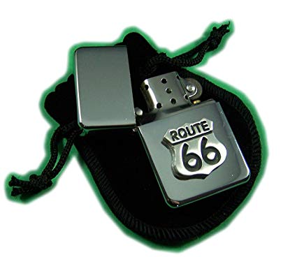 425x368 Route Petrol Lighter In Pouch Free Uk Post Usa American Icon